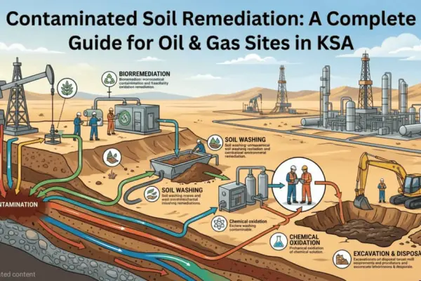 Contaminated Soil Remediation: A Complete Guide for Oil & Gas Sites in KSA