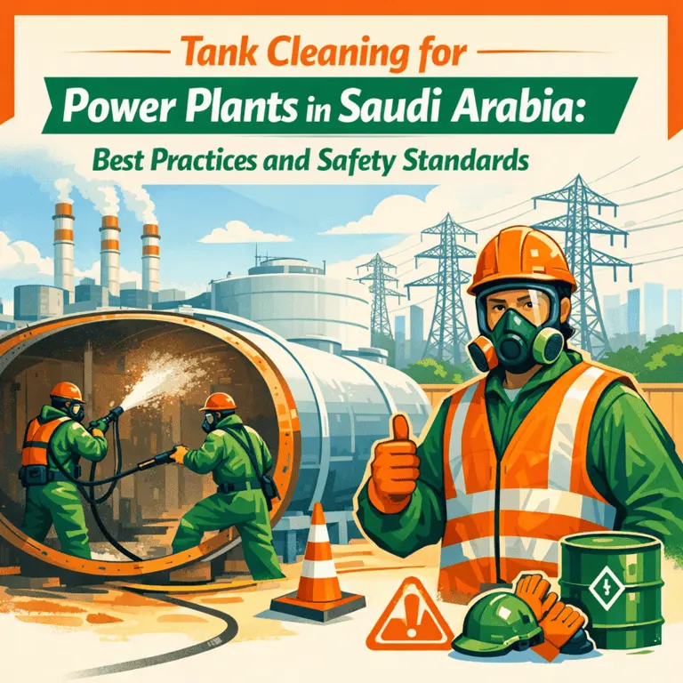 Tank Cleaning for Power Plants in Saudi Arabia: Best Practices and Safety Standards