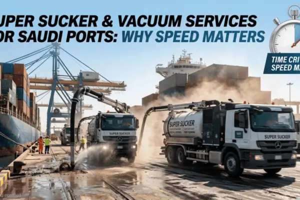 Super Sucker & Vacuum Services for Saudi Ports: Why Speed Matters