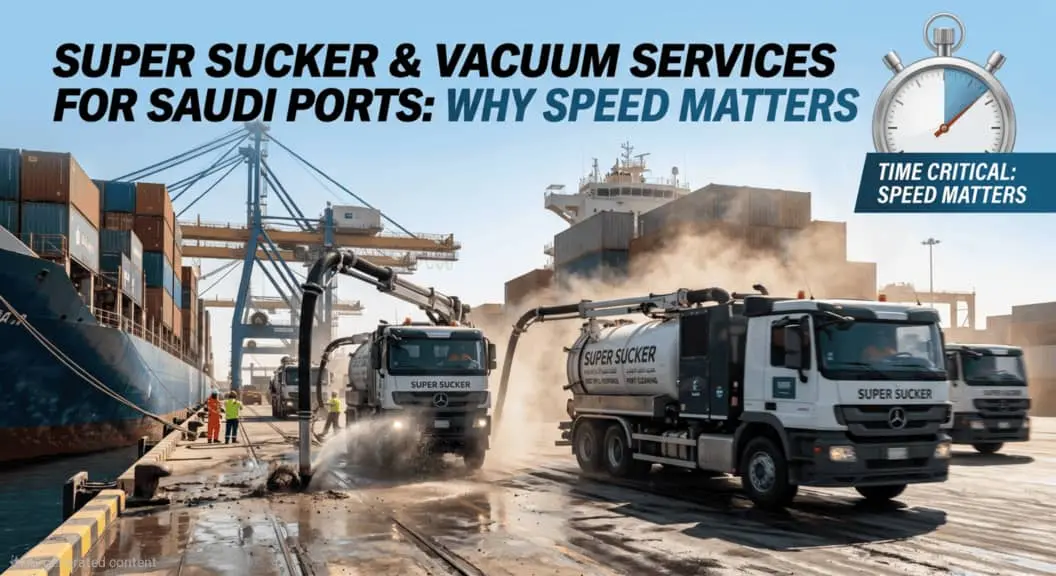 Super Sucker & Vacuum Services for Saudi Ports: Why Speed Matters